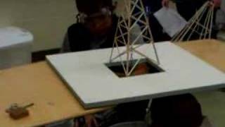 Logans Balsa wood tower for Science Olympiad [upl. by Gudrun419]