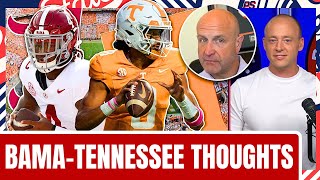 Alabama vs Tennessee  Josh Pate amp Cole Cubelic Breakdown [upl. by Nahsab]