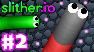 Slitherio  Gameplay Part 2  Top 3 with No Mods Biggest Snake 29000 [upl. by Melone645]