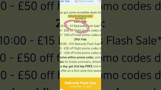 £1 Railcards flash sale is on Tripcom on 28th and 29th [upl. by Rattray523]