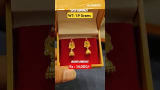 Daily wear gold earrings designs Gold earrings for kids latest design [upl. by Libbey350]