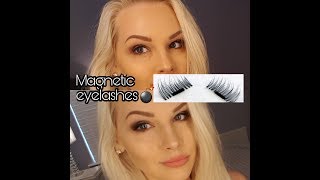 How to apply magnetic eyelashes  Product Review  Magnetic Eyelash Review [upl. by Hannej270]