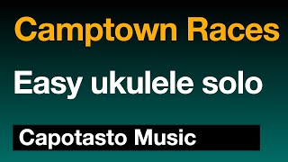 Camptown Races  Easy ukulele solo tabs  Capotasto Music [upl. by Kathe]