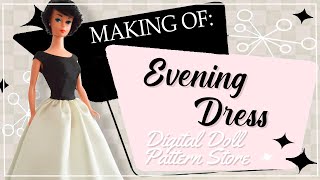 MAKING OF  Evening Dress  Assembling Process [upl. by Leimad810]