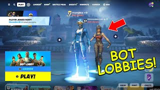 How To Get Bot Lobbies in Fortnite Chapter 5 Fortnite Bot Lobby Tutorial [upl. by Darrill385]