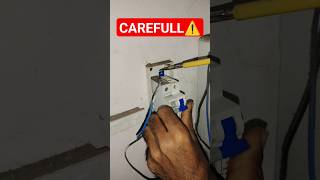 Main meter MCB Replace how to change single poll MCB mcb shorts carefull [upl. by Fenn]