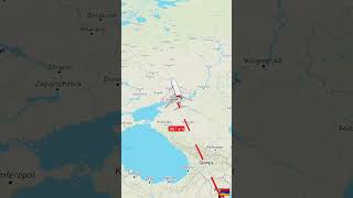 DISTANCE between Yerevan Armenia to Moscow Russia moscowregion aviation army eurasiaairshow rno [upl. by Woolley]