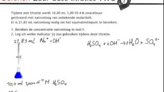 Oefenen  zuurbase titraties [upl. by Pasco]