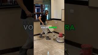 Granito desgastado e cheio de gordura mas nada é impossível pra RENOVE limpeza piso polimento [upl. by Herve502]