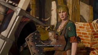 Witcher 3 Wild Hunt  CONTRACT THE MERRY WIDOW  Simping for TRISS  Death March Difficulty  31 [upl. by Pepper]