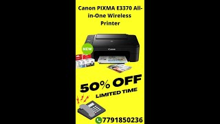 Canon 3370s printer  Home Use Printer  best printer try once [upl. by Raina673]