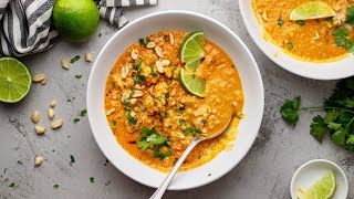 Keto Massaman Chicken Curry Thai Inspired Recipe [upl. by Umont]