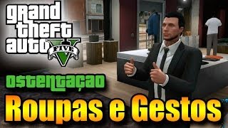 GTA V Patch OSTENTAÇÃO Todas as novas ROUPAS e GESTOS [upl. by Alric]