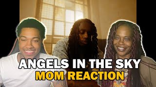 Polo G  Angels in the Sky MOM REACTION [upl. by Yalhsa]