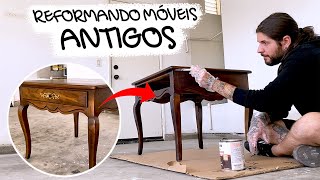 REFORMANDO MÓVEIS ANTIGOS PARA DECORAR A NOSSA CASA  Renata Celi e Diogo [upl. by Anrapa]