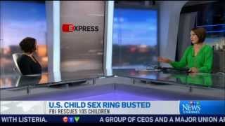 CTV News Channel 105 Children Rescued Across 76 USA Cities  Examining missing child cases [upl. by Nola200]