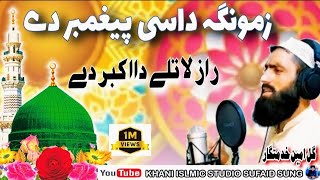 Poshto New Naat 2024  Zamonga Dasi Paegambar Da  poshto Naat Sharif  By Gul Amin Khadmatgar [upl. by Ajiak]