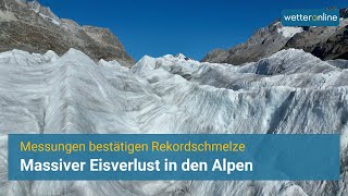 Massiver Eisverlust in den Alpen [upl. by Sikras]