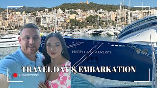 TRAVEL DAY amp EMBARKATION  MARELLA CRUISE  OCT 2024 [upl. by Iruam]