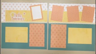 Easy Scrapbook Layouts Creative Memories Simple Life Pages Kits [upl. by Ardnohsed]