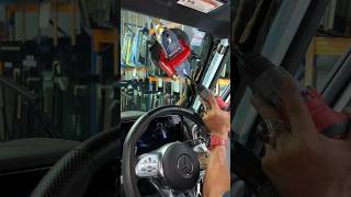 Mercedes G63 Windshield remove without Breaking mercedes g63 gwagon autoglassreplacement [upl. by Constancy]