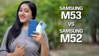 Samsung M53 Vs Samsung M52  FULL COMPARISON [upl. by Spragens]