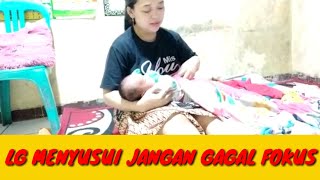 IBU MENYUSUI BAYI TERBARU HARI INITAMPILAN MANJA wijen creative [upl. by Anelaf508]