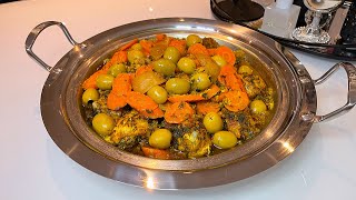 Saftige HähnchenTajine mit Oliven amp Salzzitronen super einfach und sehr lecker 🇲🇦 😋 [upl. by Kelby]