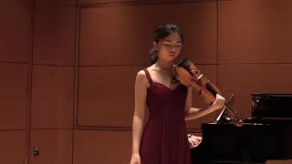 Claire Cai  Walton Violin Concerto I Andante tranquilo [upl. by Marpet]