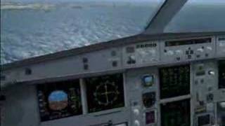 FSX Airbus A340600 Landing [upl. by Helm]