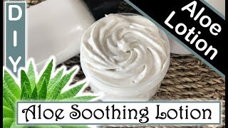 Aloe Vera Soothing Body Lotion🎍 🥒  DIY Lotion Making amp Body Butter [upl. by Rauch]