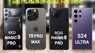 S24 Ultra Vs ROG Phone 8 Pro Vs iPhone 15 Pro Max Vs Red Magic 9 Pro  Best gaming phone 2024 [upl. by Annasoh]