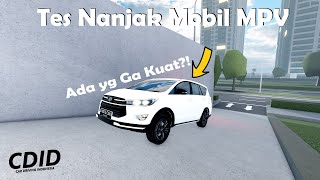 Tes Nanjak Mobil MPV Ada yg ga kuat 😱😱  Roblox CDID [upl. by Kcam192]