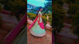 Lehanga fashiontrends ninnele indianwear traditional 🥰 [upl. by Kila]