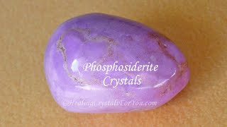 Phosphosiderite Meaning amp Use HealingCrystalsForYoucom [upl. by Ede]