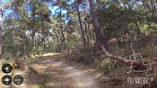 MTB route Loonse en Drunense Duinen groen 25 sep 2018 [upl. by Reichert]