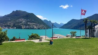 LUGANO  SVIZZERA 🇨🇭city tour [upl. by Ihab]