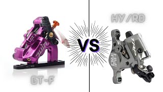 TRP HYRD Vs Juintech GTF  One brake to rule them all [upl. by Acemaj137]