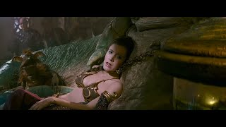 Jabba Forces Leia Against Him French Dub [upl. by Everick]