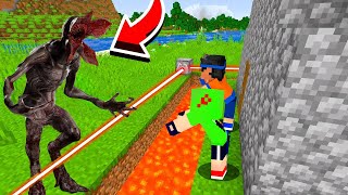 APOCALIPSE DE DEMOGORGON VS CASA 100 SEGURA NO MINECRAFT [upl. by Mroz]