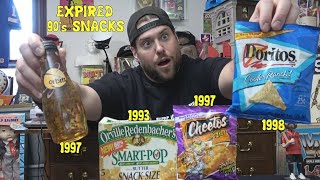 Expired 90s Snack Challenge Courtesy of Nick S  LA BEAST [upl. by Airamas569]