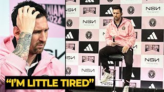 Messi speaks up at press conference in Japan talking about absent before Inter Miami vs Vissel Kobe [upl. by Innek203]