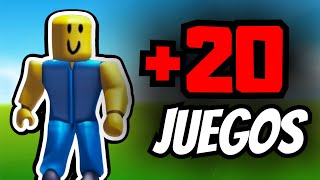 RECOMENDANDO MAS DE 20 JUEGOS DE ROBLOX 😎 [upl. by Llenel]