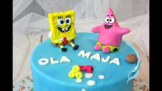 Tort Spongebob jak zrobić  Spongebob cake [upl. by Elisee749]