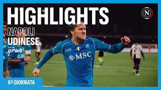 HIGHLIGHTS  Napoli  Udinese 41  Serie A 6ª giornata [upl. by Henrietta]