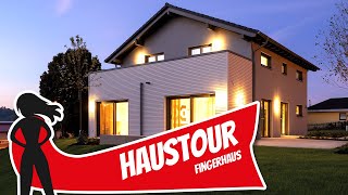 Haus mit Dachterrasse  Förderung für nachhaltiges Bauen von Fingerhaus  Haustour  Hausbau Helden [upl. by Clymer]