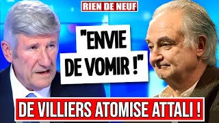 PHILIPPE DE VILLIERS pulvérise JACQUES ATTALI avec une ANECDOTE [upl. by Drye]