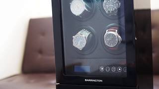 Barrington Four Watch Winder  Luxury Automatic Watch Winder [upl. by Asen746]