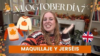 Día 7 VLOGTOBER en LONDRES  Colección de JERSÉIS hablamos de MAQUILLAJE y cocinando [upl. by Ylrahc]