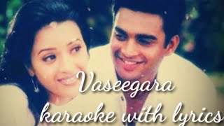 Vaseegara song karaoke with lyrics my own voice😉 [upl. by Jeconiah]